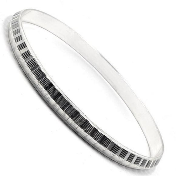 Kada Sikh Pendjabi en Argent Sterling Massif 925 #02