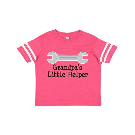

Inktastic Grandpa s Little Helper Gift Toddler Boy or Toddler Girl T-Shirt