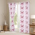 thumbnail image 3 of Manfei Princess Ribbon Child Blackout Curtains Set of 2 (52x84 Each), Retro Garden Flower Window Curtains, Kawaii Ribbon Bow Curtains and Drapes, Curtains and Drapes Home Decor, 3 of 6