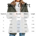thumbnail image 3 of yuCgh Women's Solid Color Hooded Jacket Cotton Jacket with Mid-Length Design for Winter Warm and Comfortable Outerwear for Daily Use,Red 2XL, 3 of 7