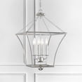 thumbnail image 6 of Crystorama Lighting 516-SA Broche - 4 Light Lantern   Antique Silver Finish, 6 of 7