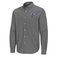 thumbnail image 2 of Men's Antigua Black Charlotte Hornets Porter Woven Long Sleeve Button-Down Shirt, 2 of 3