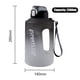 thumbnail image 1 of Deportes botella de agua al aire libre fitness viaje a prueba de fugas tazas heladas negro Sywqhk Para Estrenar, 1 of 6
