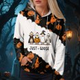 thumbnail image 2 of Godom Plus Size Hoodies for Women Halloween Long Sleeve Pullover Shirts Drawstring Tops S-5XL, 2 of 6