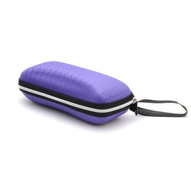 Lubelski Lunettes de Soleil Rectangulaires à Fermeture Éclair Mode Étui de Protection pour Lunettes de Voyage