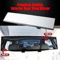 thumbnail image 7 of 11.8" Car Interior Rear View Mirror, Ampper Clip on Rectangular Wide Angle Rearview Mirror for Car, SUV, Truck, Van Blind Spot Reduce (Flat), 7 of 7