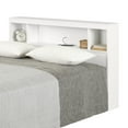thumbnail image 3 of Fusion Kid's Bookcase Headboard Pure White South Shore, 3 of 9