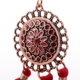 thumbnail image 4 of par de pendientes orientales con borlas, joyería étnica, pendientes bohemios con borlas, pendientes tribales, pendientes de Año Nuevo Lunar, pendientes con borlas chinas, 4 of 8