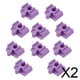 thumbnail image 1 of 2x10 Uds Adaptador De Vía De Tren De Madera Para Kits De Vástago Juego De Construcción De Juguetes Juegos De Construcción Violeta, 1 of 10