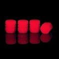 thumbnail image 2 of 4 Red Glow-in-the-Dark Tire Valve Caps, Universal Car Tire Valve Covers - Glow at Night for Easy Visibility, Dustproof & Leakproof, Simple Installation - For Cars, SUVs, Trucks, Vehicle Tire Accessor, 2 of 5