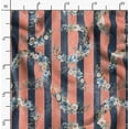 thumbnail image 2 of Soimoi Pink Cotton Duck Fabric Clover Floral Print Fabric by the Yard 42 Inch Wide, 2 of 6