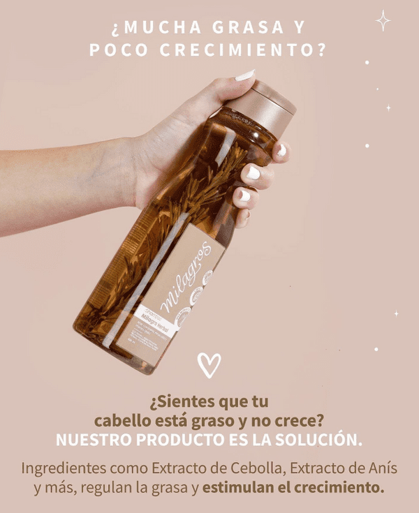 Milagros Shampoo Herbal x 450ml