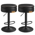 thumbnail image 1 of Taburetes de Bar VASAGLE EKHO Juego de 2 Giratorios Ajustables con Almacenamiento, 1 of 6