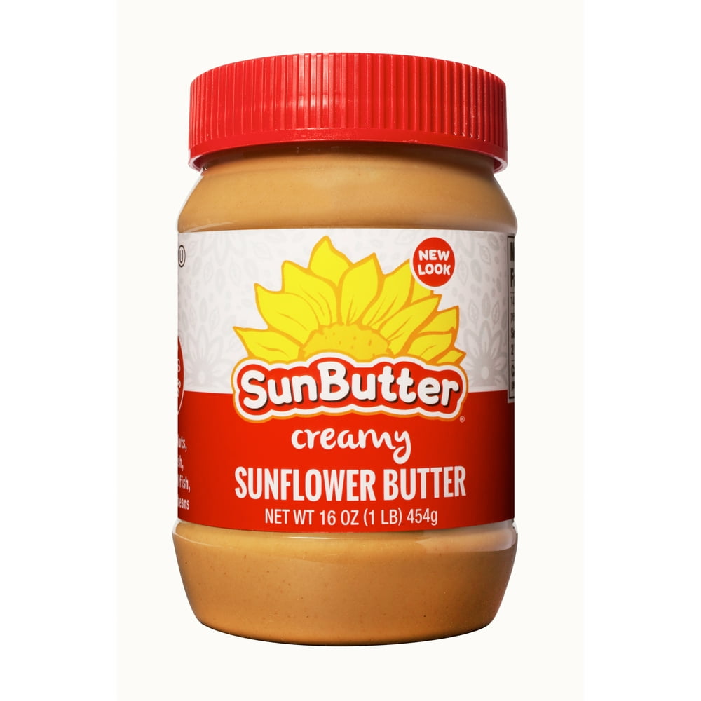 SunButter Creamy Sunflower Butter, Gluten & Peanut Free, 16 oz