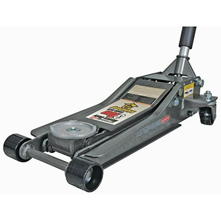 Pittsburgh Automotive 3 Ton Heavy Duty Ultra Low Profile Steel Floor Jack With Rapid Pump Quick Lift