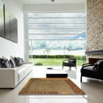 thumbnail image 7 of Ahgly Company Machine Washable Indoor Square Abstract Cinnamon Brown Area Rugs, 5' Square, 7 of 7
