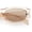 Peach Frame - Brown Lens, variant on Slim Rectangle Sunglasses Narrow Small Frame Chunky Arm Retro 90s Y2K UV400 Peach Frame - Brown Lens