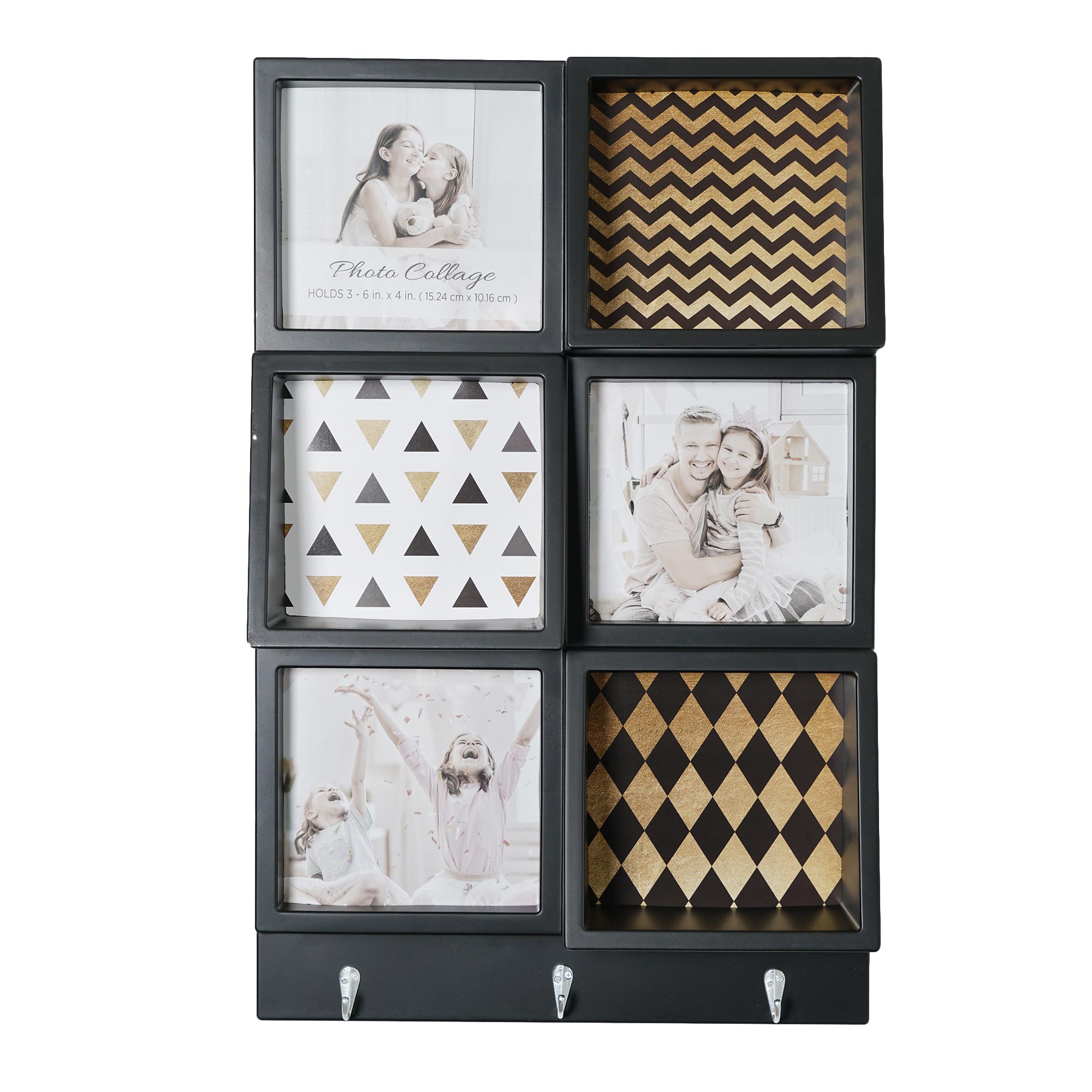 Crystal Art Gallery 24x15 Black Collage Frame & Organizer