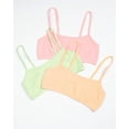 thumbnail image 4 of Fruit of the Loom Girls 6-Pack Cotton Spaghetti Strap Sport Bra, 4 of 5
