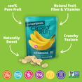 thumbnail image 2 of (Pack of 12) Crispy Green Crispy Fruit Freeze-Dried All Banana Snack, 0.85 oz, 2 of 5