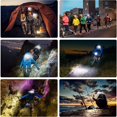 thumbnail image 4 of Linterna frontal LED recargable por USB, potente linterna frontal LED, linterna frontal COB impermeable para camping con modo de sensor sensible para senderismo, ciclismo, paseos, perros, pesca, 4 of 4