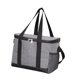 thumbnail image 5 of Bolsa de compras de almuerzo con aislamiento ajustable, bolsa de refrigerador de comestibles con doble cremallera reutilizable portátil, bolsa de Gris Gloria Bolsas de almuerzo, 5 of 9