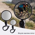 thumbnail image 3 of Bicycle Rearview Mirror 360 Degree Rotation Convex Mirror Handlebar Moun H K8G4, 3 of 5