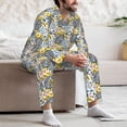 thumbnail image 7 of Salouo Sea Turtle Print Button-Front Long Sleeve Pajama Set for Men, Soft 2Pjs Men's Long Sleeve Sleepwear-XX-Large, 7 of 7
