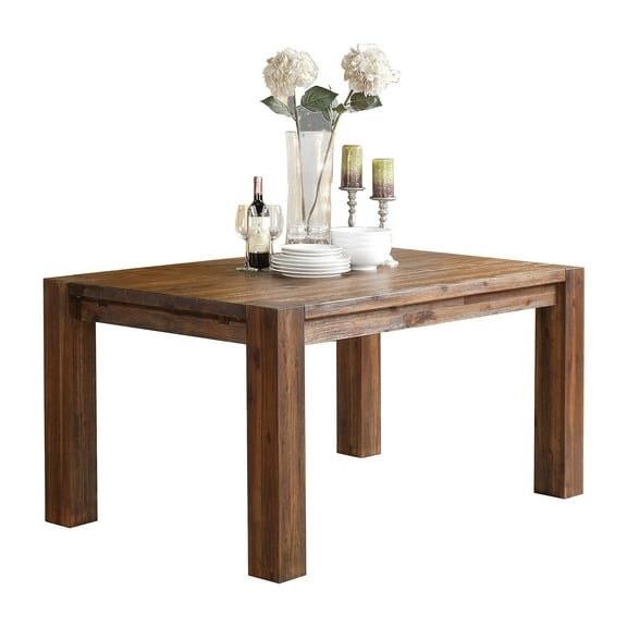 Millstone Modern Counter Table in Acacia Rustic Brown