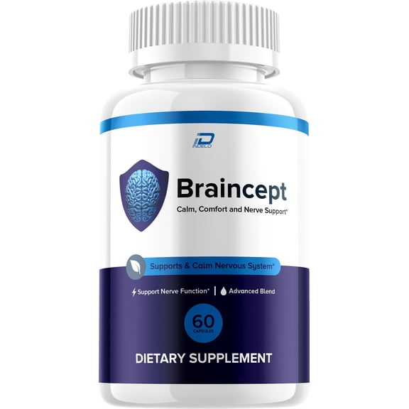 Braincept Supplement Capsules – Brain Cept Natural Blend Memory Focus, 1 Pack, 60 Capsules