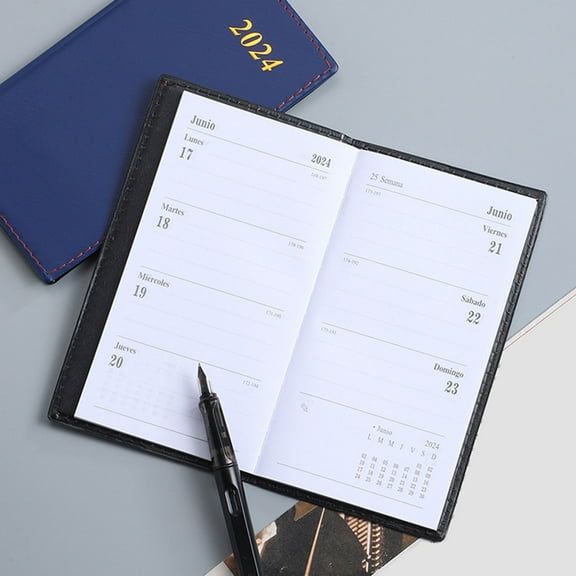 Ikeay 2024 Planner, Monthly And Weekly 12 Months Notebook for Daily Planning, Compact And Easy to Use Design - 1 Planner