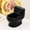 Black, variant on YingYouFu Toilet Shaped Ashtray, Ceramic Batshroom Desktop Novelty Decor, Funsny Men's Gift For , Office Home Conversation Piece, Gray