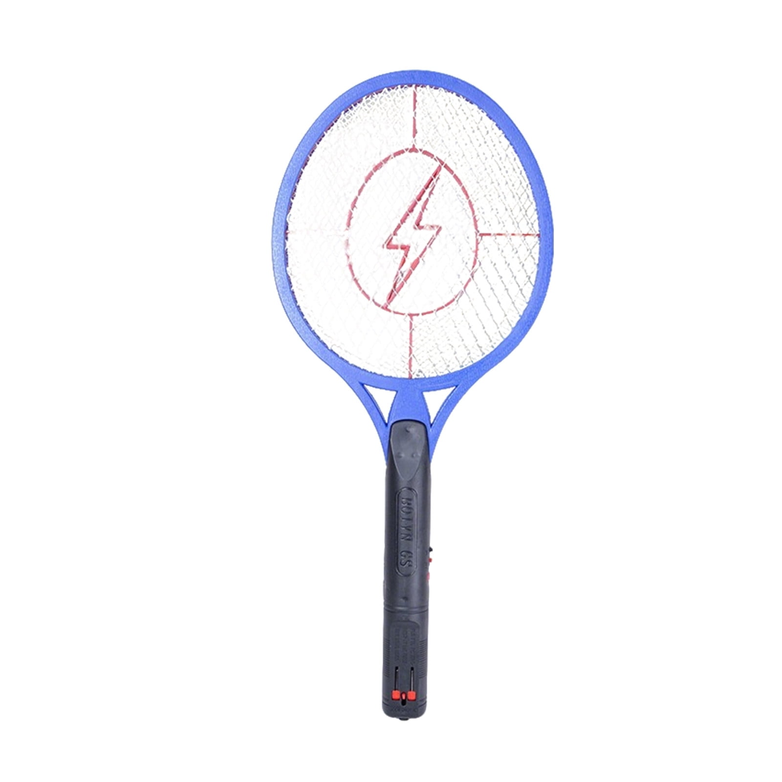 Electric Fly Swatter, Battery Powered Bug Zapper Racket for Mosquitoes Flies, Handheld Insect Killer Bat with 3-Layer Safety Mesh, Safe to Touch for Indoor Outdoor Pest Control