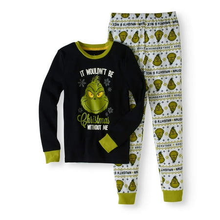 Girls's Grinch License Holiday Family 2