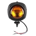 thumbnail image 1 of Faro delantero universal para motocicleta de 4 pulgadas y 12 V, compatible con Yamaha (pantalla amarilla transparente), 1 of 14