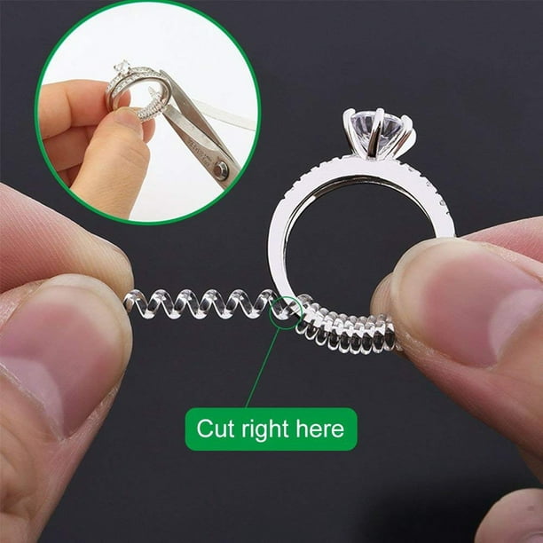Snorda snorda 15 Ring Size Adjuster with 3 Sizes Clear Ring Sizer