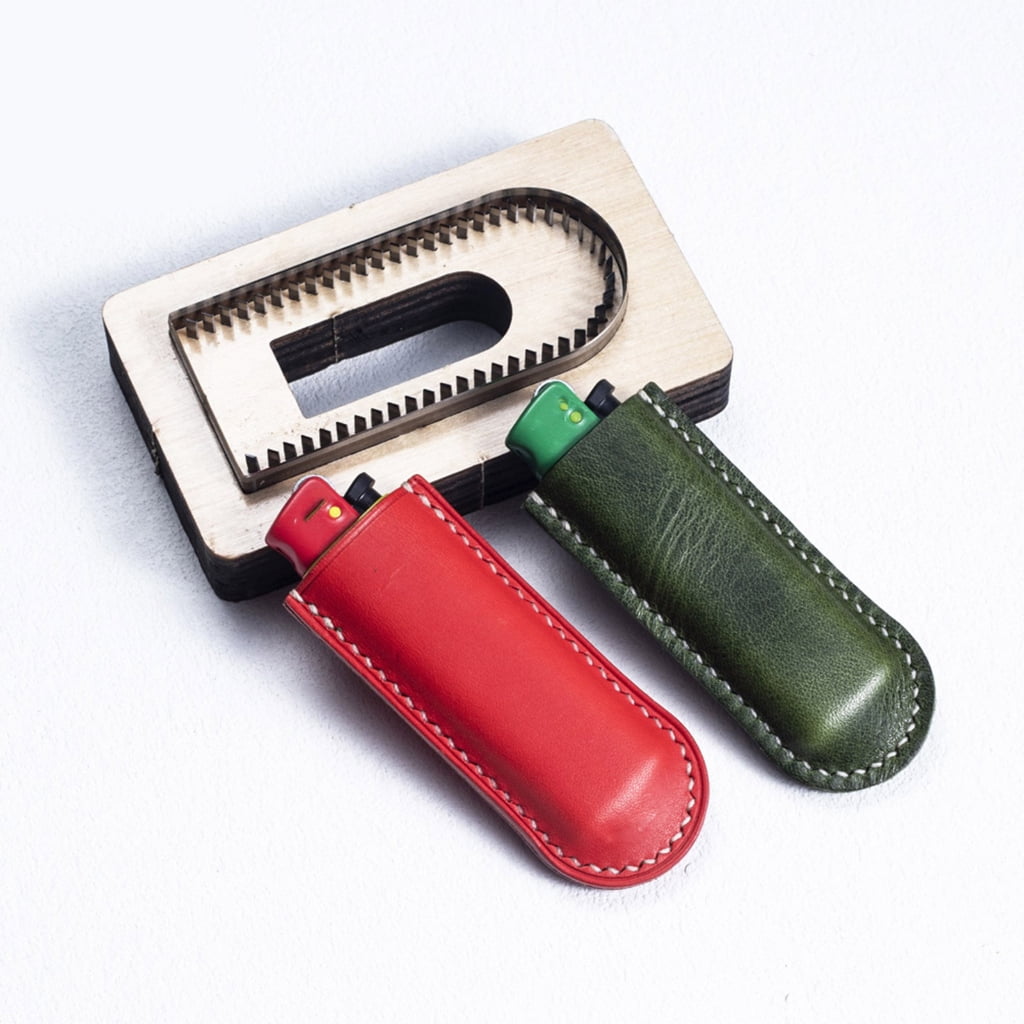 Aurgiarme Sturdy Wood Materials Leather Cutting Die for Creating Handbag Coin Holder Keychain and Without Sewing Card Bag
