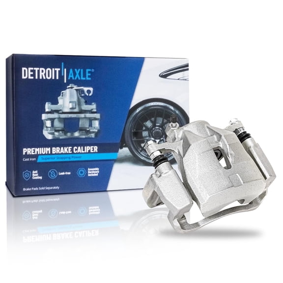 Detroit Axle - Front Right Disc Brake Caliper with Bracket Replacement for Pontiac Vibe Scion tC Toyota Mirai Corolla iM RAV4 Matrix
