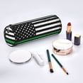 thumbnail image 2 of Easygdp American Flag para Estuche de Lápices Cilíndrico de Cuero con Cremallera, Organizador de Lápices de Cuero para Escuela, Oficina y Viajes, 2 of 6