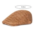 thumbnail image 4 of Happy Date Men Newsboy Cap Flat Driving Hat Newsboy Hats for Men Adjustable Flat Cap Beret Hat, 4 of 9