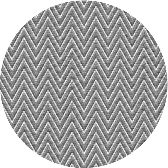 Ahgly Company Machine Washable Indoor Square Transitional Silver Gray Area Rugs, 3' Square