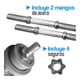 thumbnail image 2 of Set de Mancuernas ajustables Tayga 50 Lb color plata, 2 of 6