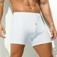 thumbnail image 2 of Hfnxid Boys Boxer Briefs,Men's Solid Color Elastic Waist Casual Underpants, 2 of 4