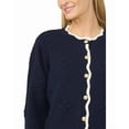 thumbnail image 3 of CeCe womens  Sweater, s, Blue, 3 of 4