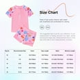 thumbnail image 7 of iiniim Kids Girls Two Pieces Rash Guard Swimsuits Short Sleeves Beach Swimwear Bathing Suits 5-14 Blue Starfish 5-6, 7 of 7