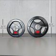 thumbnail image 3 of Soozier Weight Plates Set, 2-Inch Barbell Weights Set, 2 x 6lbs, 2 x 11lbs, 3 of 10