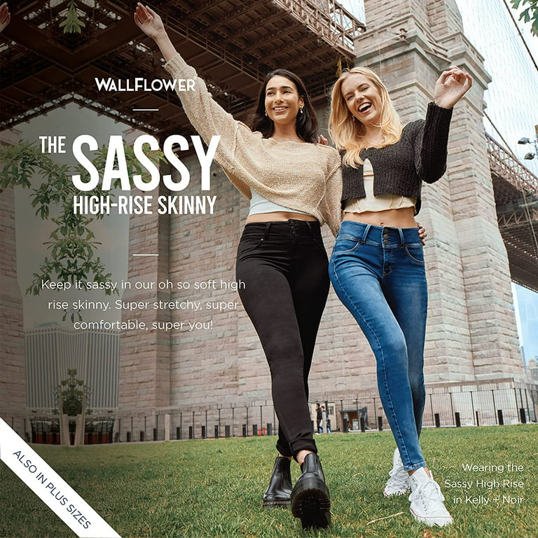 WallFlower Sassy Skinny Soft Juniors Jeans and Plus) - Walmart.com