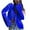 Blue, variant on QUYUON V-Neck Cardigans Sale Long Sleeve Trendy Fall Cardigans Polyester Cardigan Sweaters Women Cardigan Jacket Style Q-10590 Winter Knit Sweater Outerwear Coat Blue L