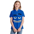 thumbnail image 4 of WOYY Summer Polo Shirt for Boys Graphic Print Short Sleeve Tshirt Kids Casual Polos, Sizes 3-14, 4 of 5