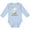 AE-Light Blue, variant on Inktastic Mimi Loves Me- Cute Elephant Boys or Girls Long Sleeve Baby Bodysuit